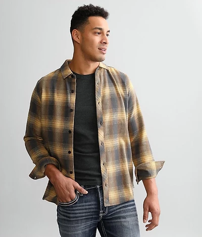 Textured Flannel Shirt