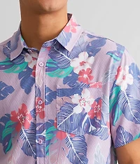 Tropical Geo Performance Stretch Shirt