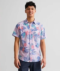 Tropical Geo Performance Stretch Shirt