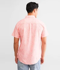Tropical Leaf Performance Stretch Shirt