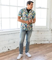 Tropical Performance Stretch Shirt