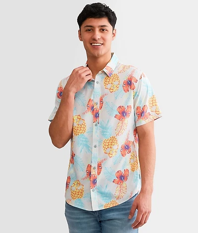 Tropical Ripstop Performance Stretch Shirt