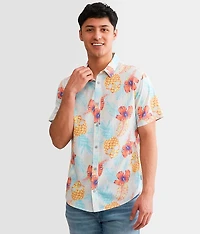 Tropical Ripstop Performance Stretch Shirt