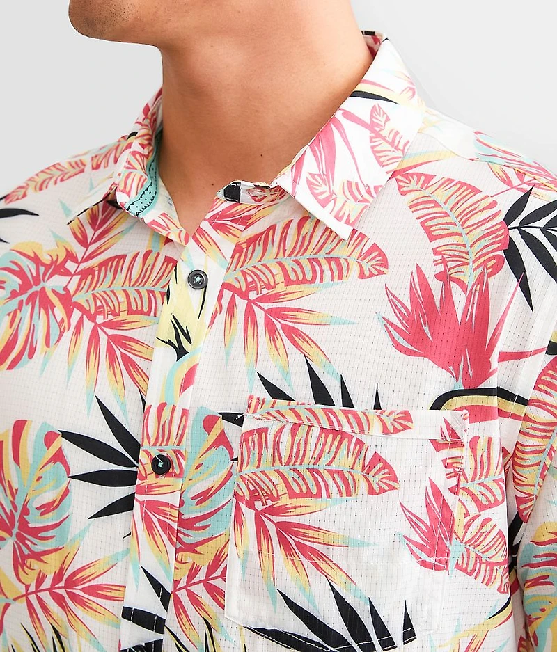 Tropical Ripstop Performance Stretch Shirt