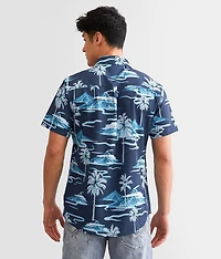 Tropical Ripstop Performance Stretch Shirt