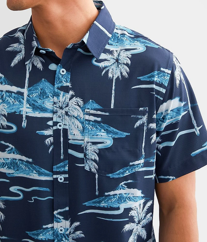 Tropical Ripstop Performance Stretch Shirt