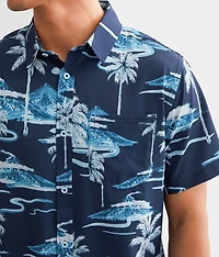 Tropical Ripstop Performance Stretch Shirt
