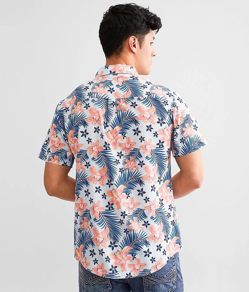 Floral Ripstop Performance Stretch Shirt