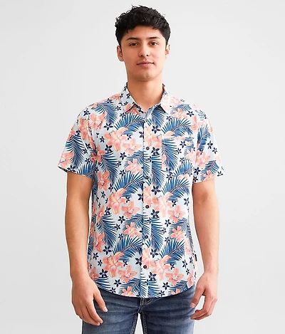 Floral Ripstop Performance Stretch Shirt