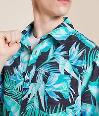 Tropical Athletic Performance Stretch Shirt