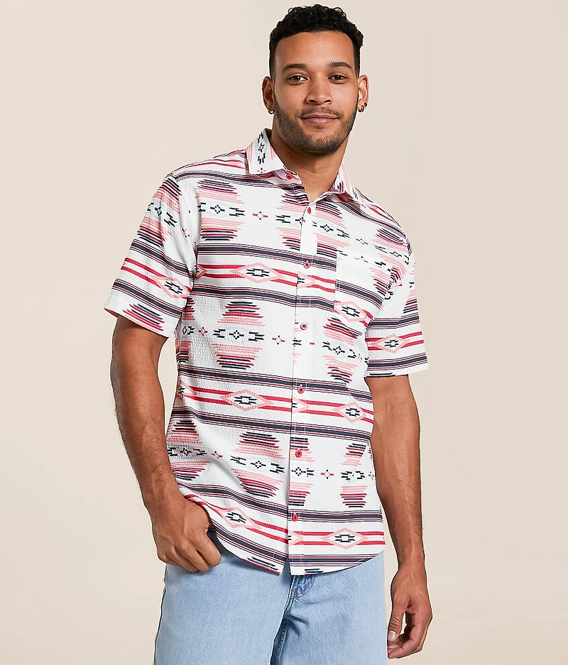 Seersucker Athletic Performance Stretch Shirt