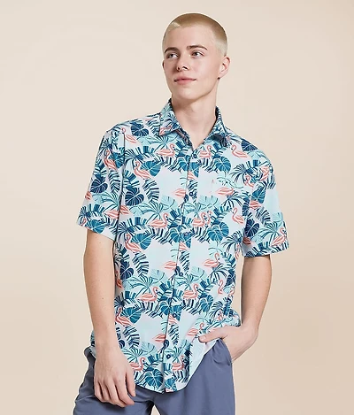 Flamingo Athletic Performance Stretch Shirt