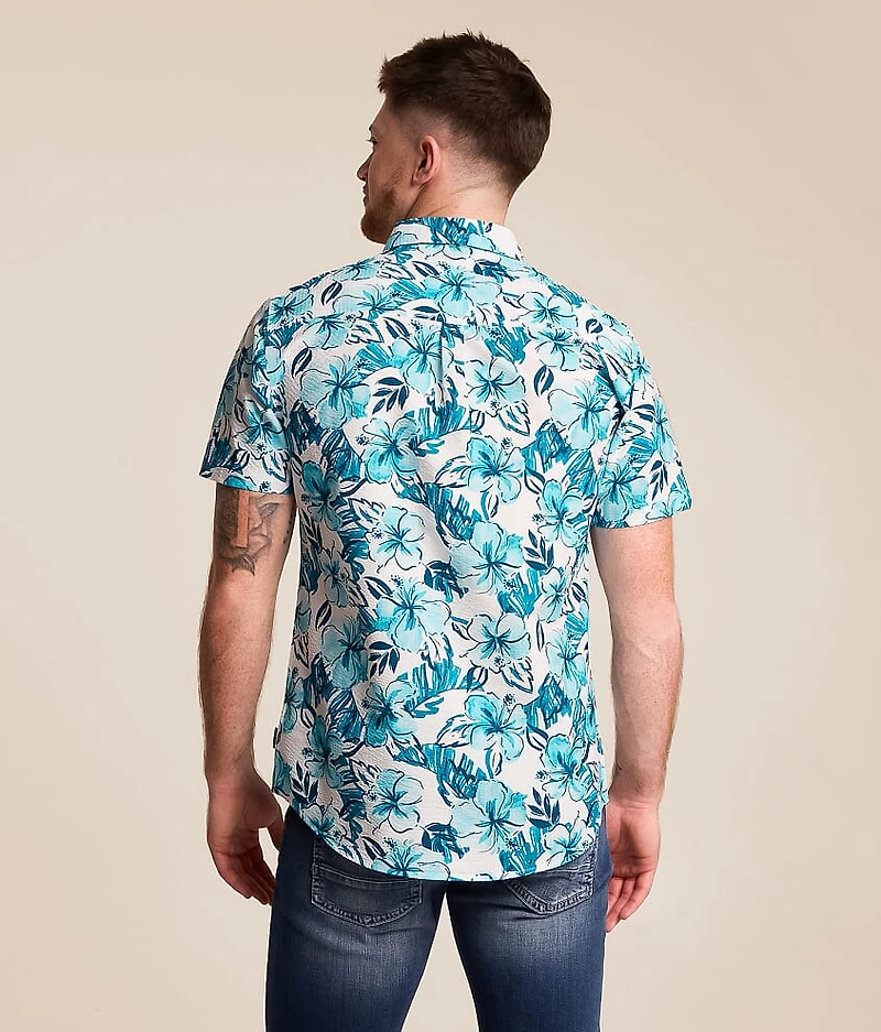 Floral Seersucker Standard Performance Shirt