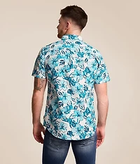 Floral Seersucker Standard Performance Shirt