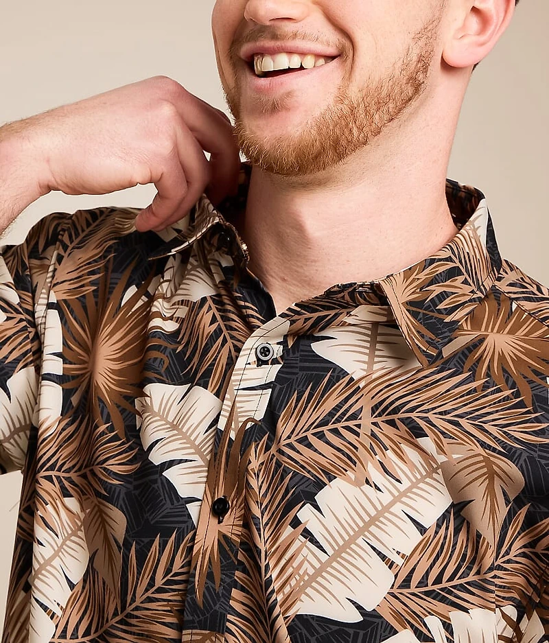 Tropical Athletic Performance Stretch Shirt