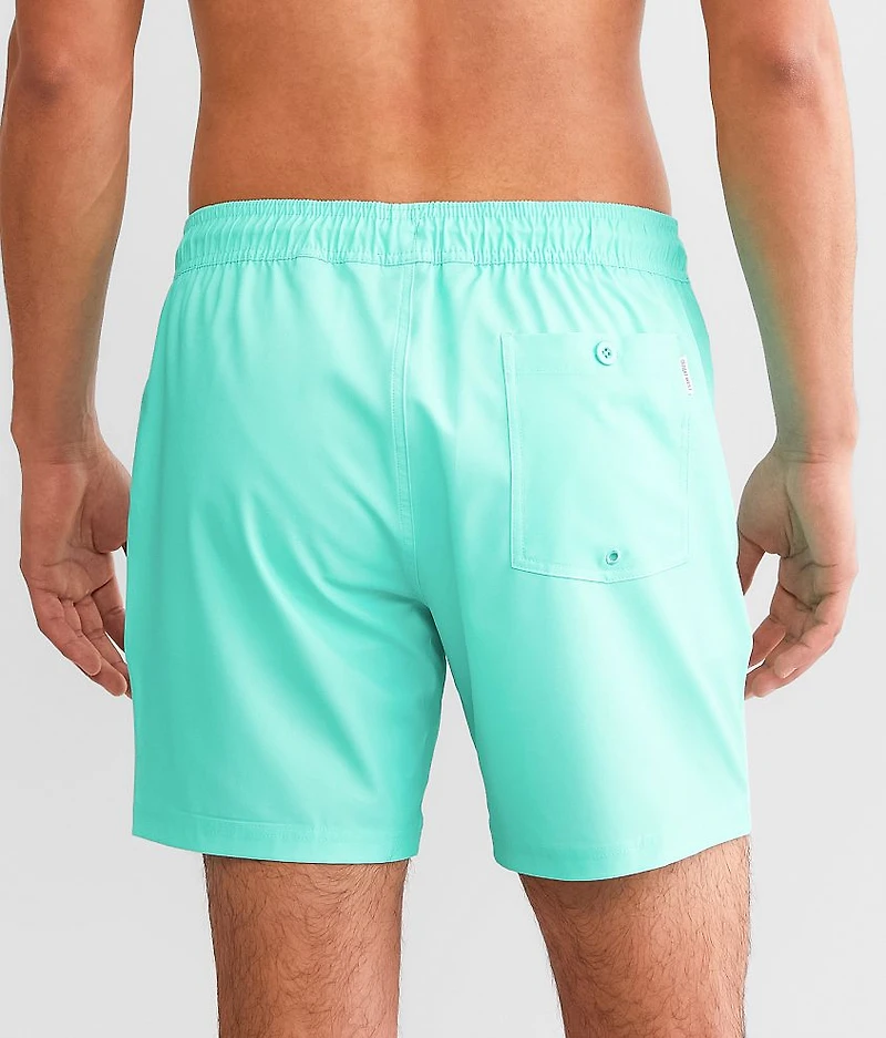 Solid Stretch Swim Trunks