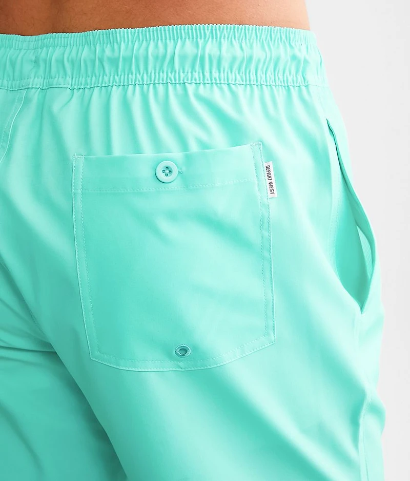 Solid Stretch Swim Trunks