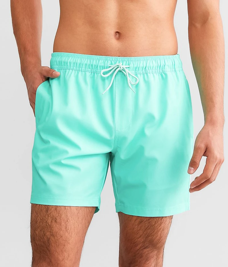 Solid Stretch Swim Trunks