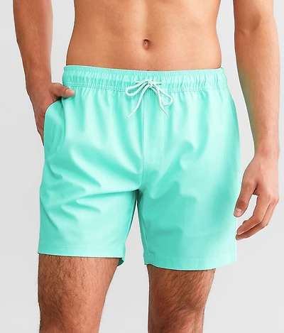Solid Stretch Swim Trunks