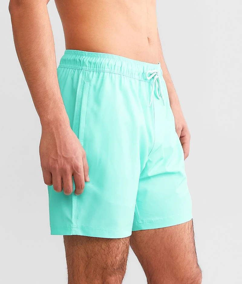 Solid Stretch Swim Trunks