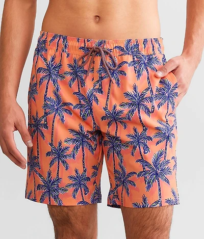 Palm Tree Stretch Swim Trunks