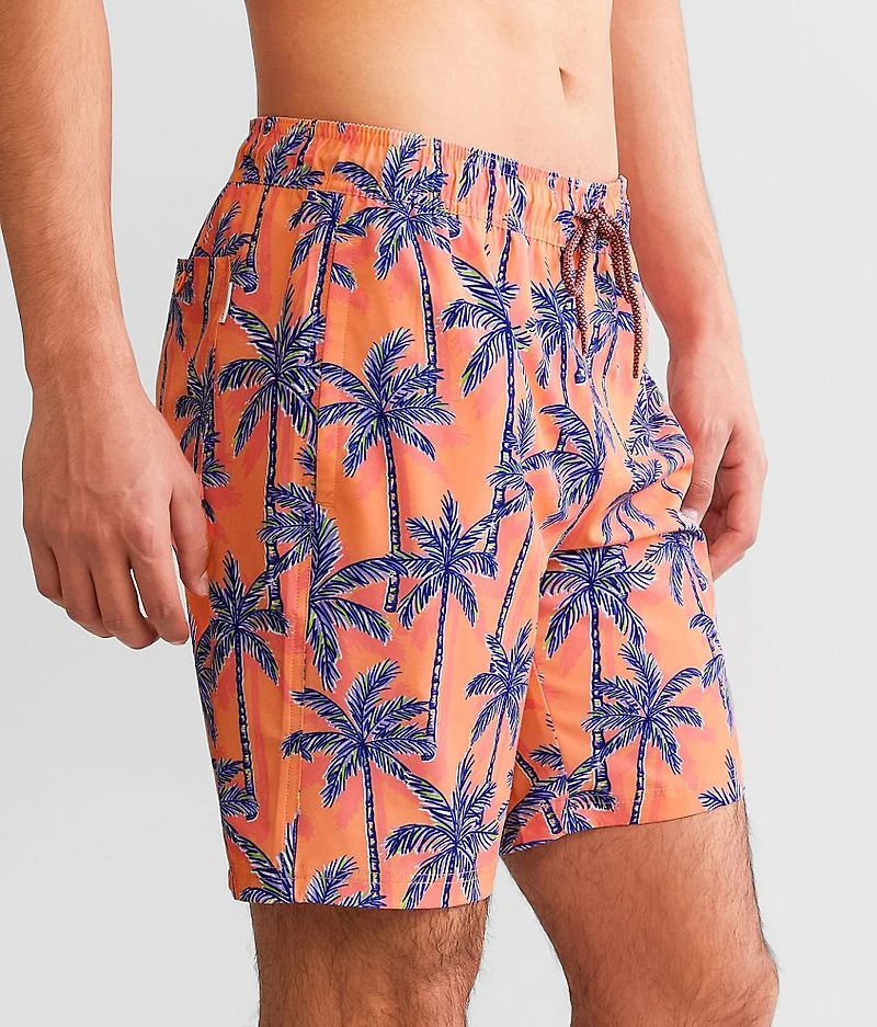 Palm Tree Stretch Swim Trunks