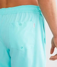Marled Stretch Swim Trunks