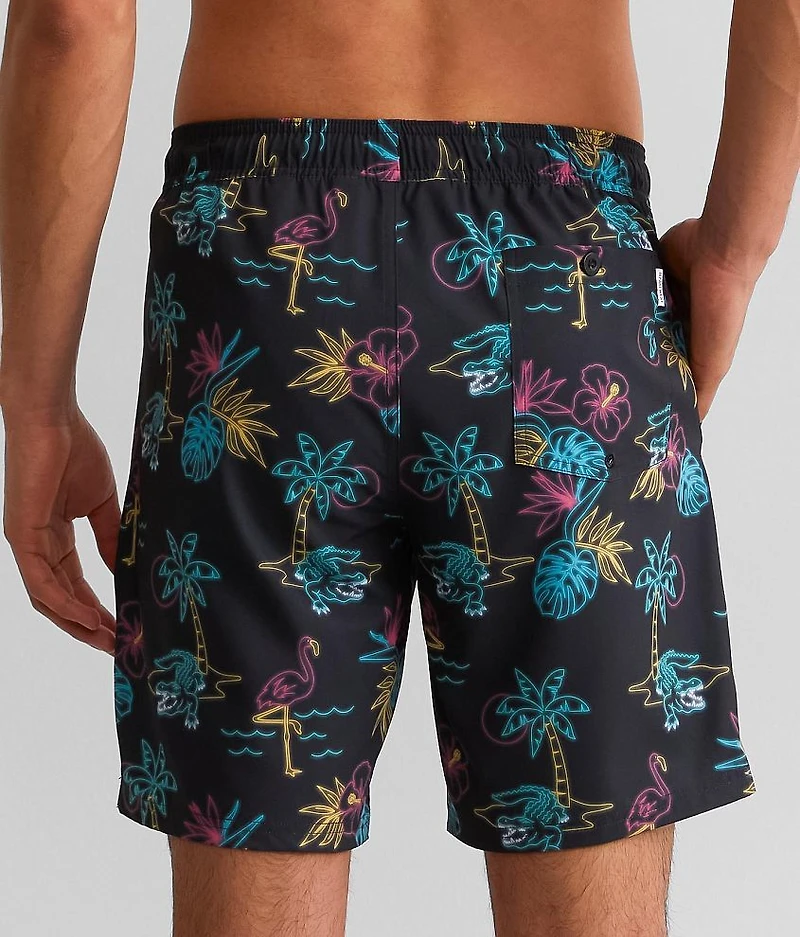 Tropical Stretch Swim Trunks