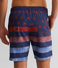 Stars & Stripes Stretch Swim Trunks