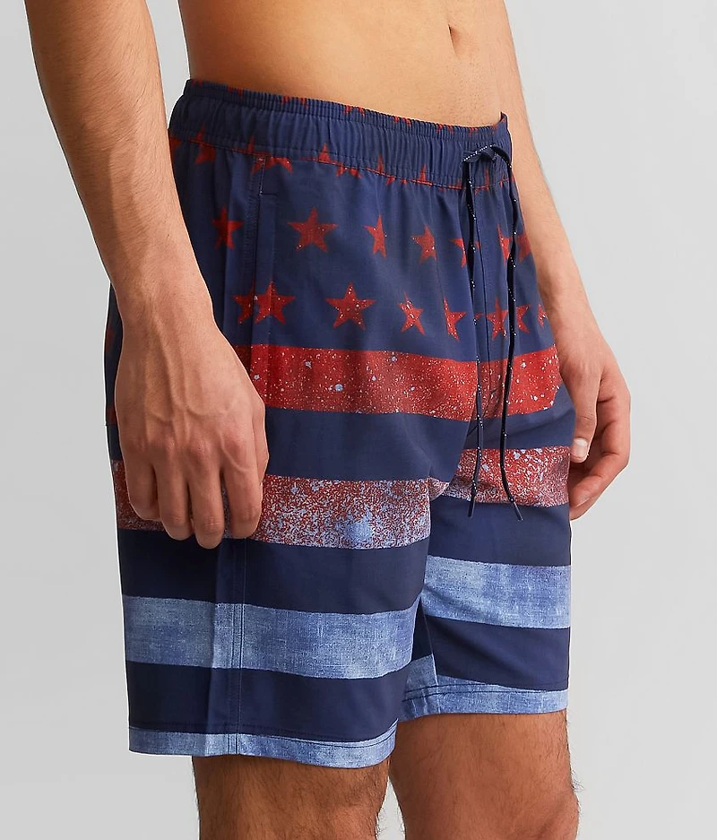 Stars & Stripes Stretch Swim Trunks
