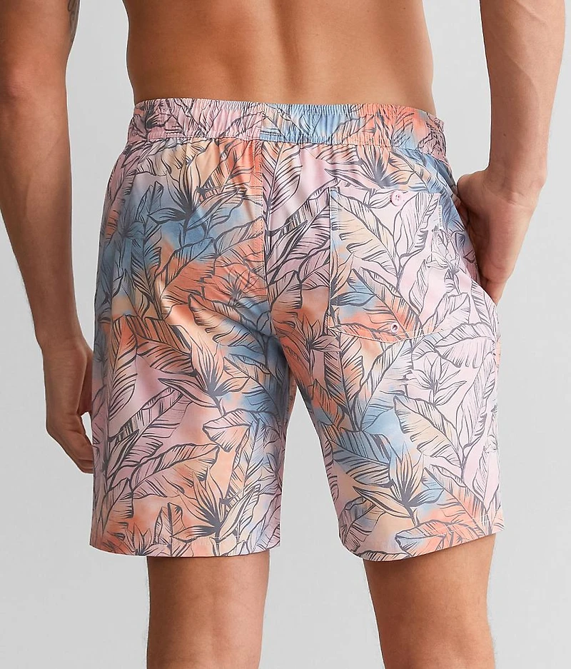 Watercolor Stretch Swim Trunks