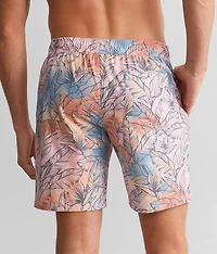 Watercolor Stretch Swim Trunks