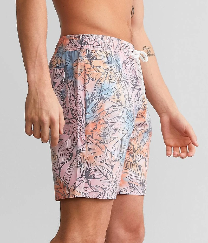 Watercolor Stretch Swim Trunks