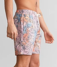 Watercolor Stretch Swim Trunks
