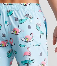 Cool Pool Stretch Swim Trunks