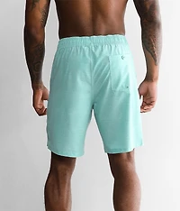 Heathered Stretch Swim Trunks