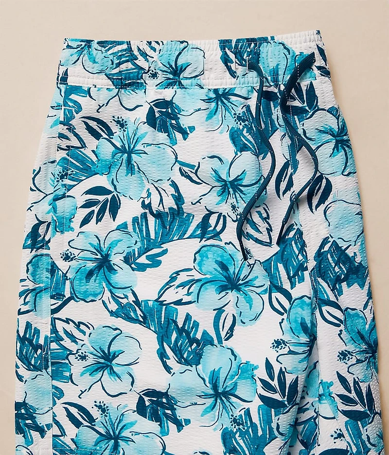 Omega Seersucker Swim Trunks