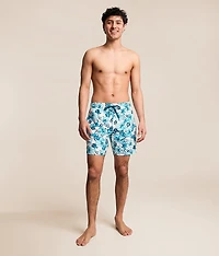Omega Seersucker Swim Trunks