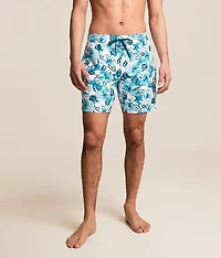 Omega Seersucker Swim Trunks
