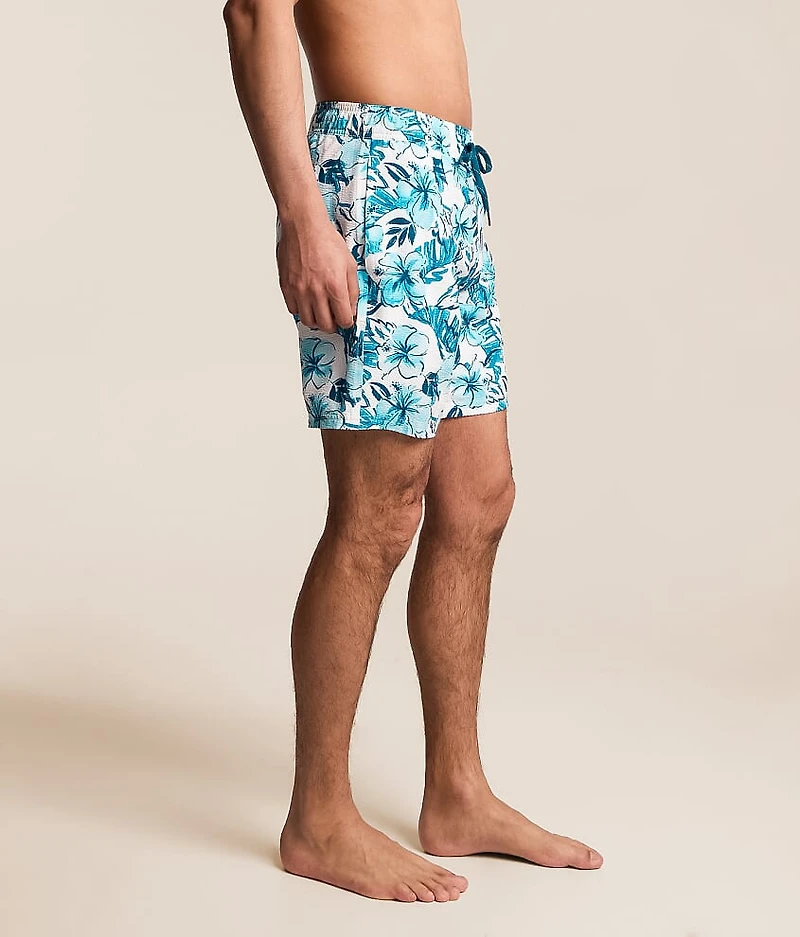 Omega Seersucker Swim Trunks