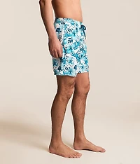 Omega Seersucker Swim Trunks