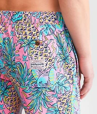 Primal Pines Stretch Swim Trunks