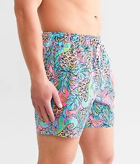 Primal Pines Stretch Swim Trunks