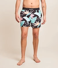 Sweet Leaf Stretch Swim Trunks