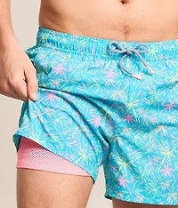 London Palms Stretch Swim Trunks
