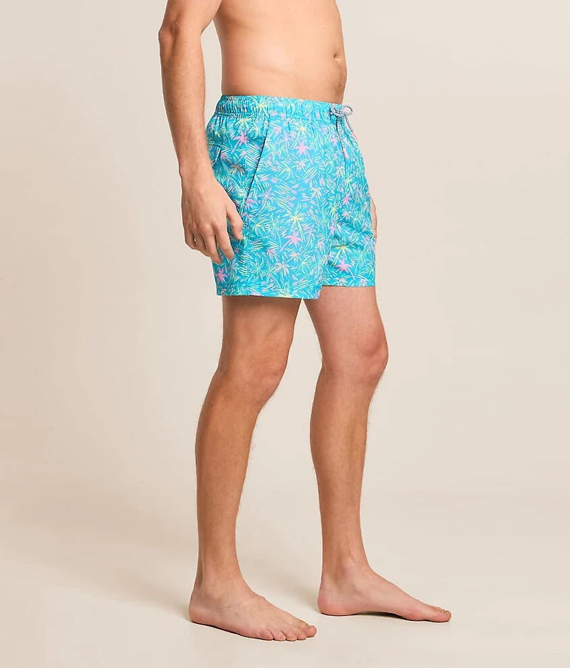 London Palms Stretch Swim Trunks