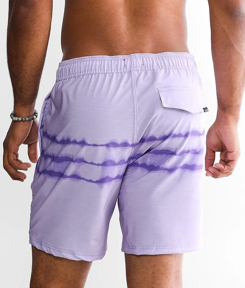 Tie-Dye Stretch Swim Trunks
