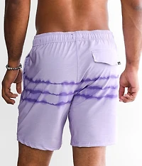Tie-Dye Stretch Swim Trunks