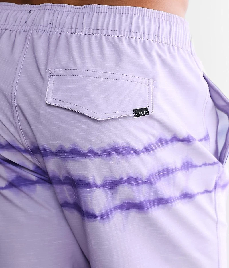 Tie-Dye Stretch Swim Trunks