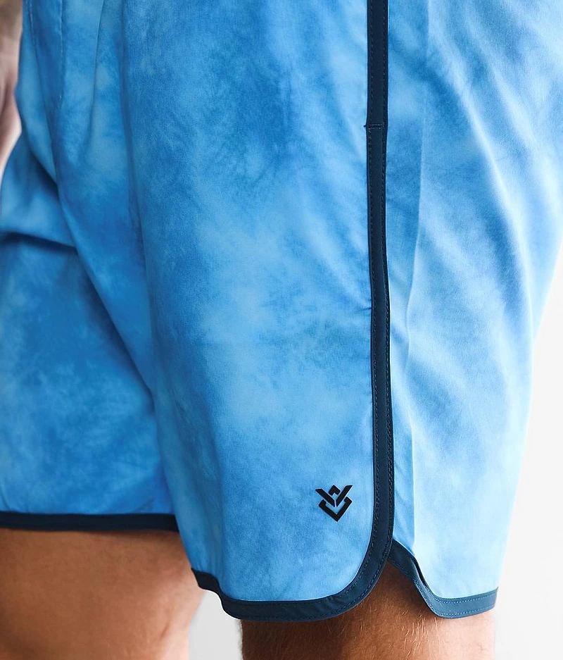 Tie-Dye Stretch Swim Trunks